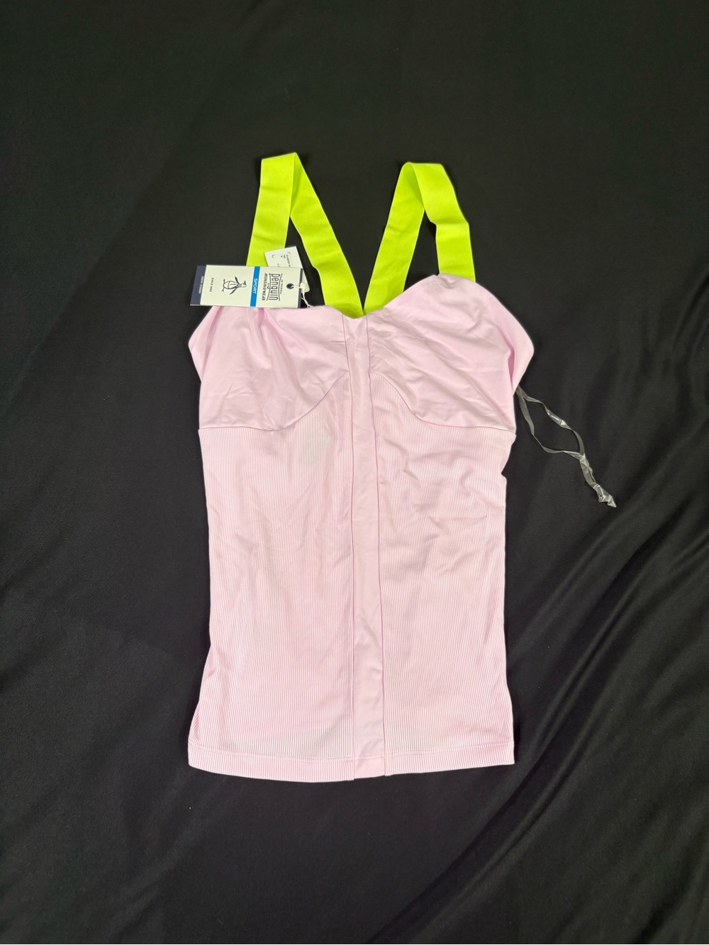 NWT Original Penguin Women Pink Sport Tank Top M
